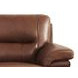 Calizor Pecan Leather 66" Loveseat