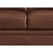Calizor Pecan Leather 66" Loveseat