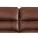 Calizor Pecan Leather 66" Loveseat