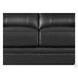 Calizor Black Leather 88" Sofa