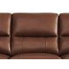Calizor Pecan Leather 88" Sofa