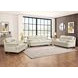 Calizor Vanilla Leather Living Room Set