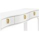 Sabrina White 60" Console Table with 3 Drawers