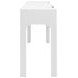 Sabrina White 60" Console Table with 3 Drawers