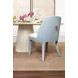 Sadie White and Blue Performance Fabric Dining Chair