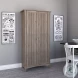 Salinas Driftwood Gray Door Kitchen Pantry Cabinet