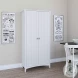 Salinas Pure White Door Kitchen Pantry Cabinet