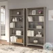 Salinas Driftwood Gray 2 Piece Tall Bookcase Set