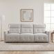 Salida White Double Power Reclining Sofa