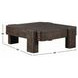 Salina Espresso Square Coffee Table