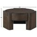 Salina Espresso Round Coffee Table