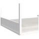 Santino White Full Montessori Bed