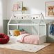 Santino White Full Montessori Bed