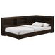 Santino Espresso Twin Bookcase Platform Bed