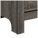 Santino Gray 2 Drawer Nightstand