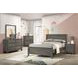 Santino Gray Full Panel Bed