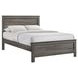 Santino Gray Full Panel Bed