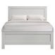 Santino White Full Panel Bed