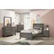 Santino Gray Twin Panel Bed