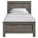 Santino Gray Twin Panel Bed