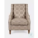 Sanders Taupe Accent Chair