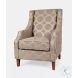 Sanders Taupe Accent Chair