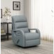 Sandhill Troy Spa Blue Swivel Glider Recliner
