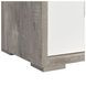 Vega White and Gray 6 Drawer Dresser