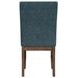 Veronica Denim Blue Upholstered Dining Side Chair Set of 2