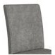 Veronica Dark Gray Upholstered Dining Side Chair Set of 2