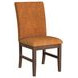 Veronica Orange Upholstered Dining Side Chair Set of 2