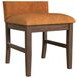 Veronica Orange Upholstered Dining Side Chair Set of 2