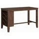 Veronica Walnut and Dark Gray Upholstered 3 Piece Kitchen Island Set with USB Charging