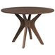 Veronica Walnut 45" Round Dining Table