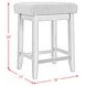 Veronica Walnut and Dark Gray Upholstered 3 Piece Kitchen Island Set with USB Charging
