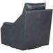 Asher Steamboat Marine Leather Swivel Accent Chair