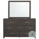 Roma Dark Gray Storage Platform Bedroom Set