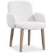 Loggia White Performance Fabric Arm Chair