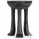 Commerce And Market Black Natural Wood Spot Table