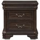 Lyndhurst Walnut and Beige Upholstered Storage Sleigh Bedroom Set