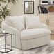 Boomer Mega Ivory Large Swivel Chair