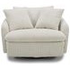 Boomer Mega Ivory Large Swivel Chair