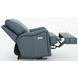 Scarlett Santa Fe Ocean Leather Wall Hugger Power Recliner with USB Port