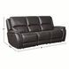 Alexandria Chocolate 91" Power Reclining Sofa
