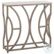 Helen Charcoal Oak And Cloud White Marble Console Table