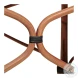 Bennet Black And Natural Rattan Stool