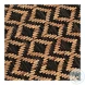 Bennet Black And Natural Rattan Stool