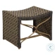 Bennet Black And Natural Rattan Stool