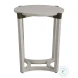 Millis Sesame White Side Table