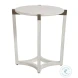 Millis Sesame White Side Table